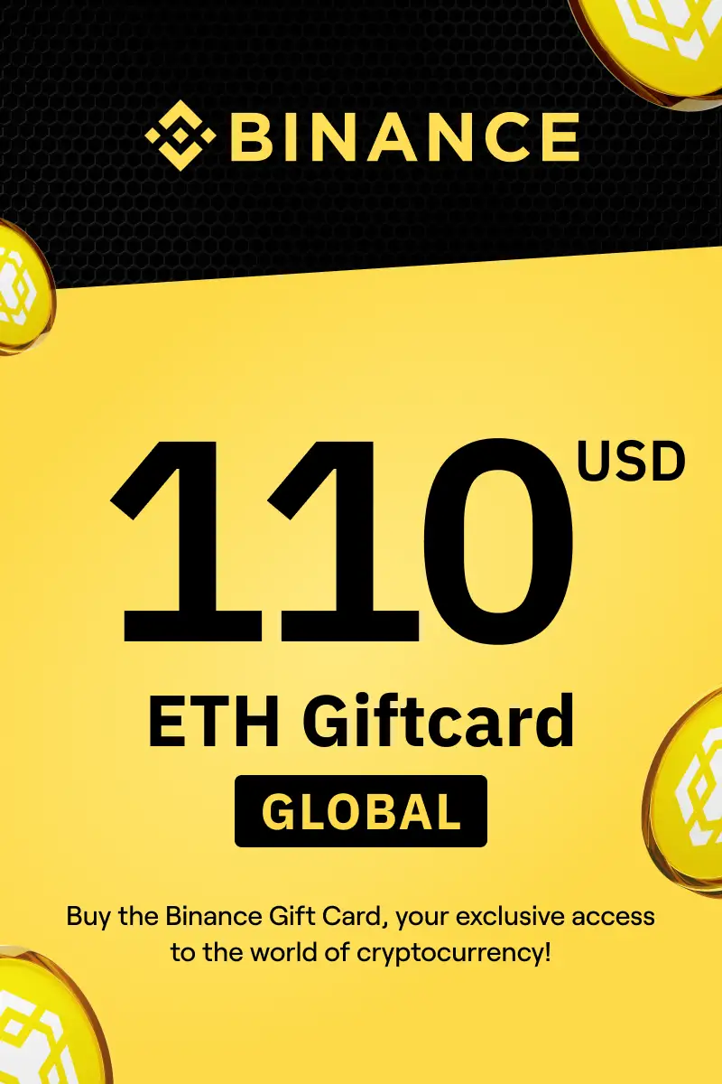Binance (ETH) 110 USD Gift Card (Global) - Digital Key