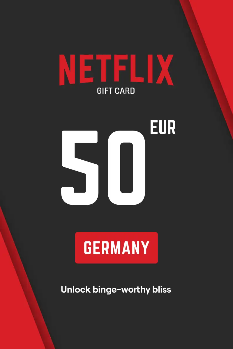 Netflix 50 EUR Gift Card (Germany) - Digital Key