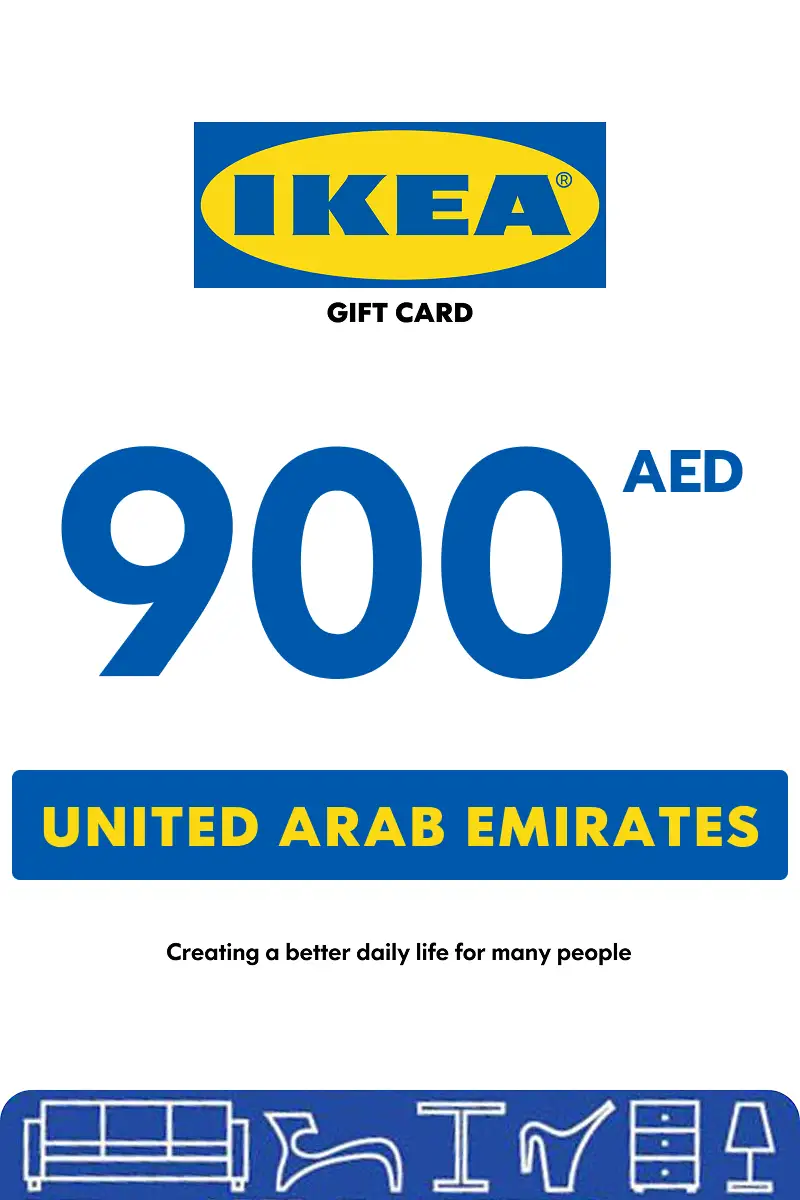 IKEA 900 AED Gift Card (United Arab Emirates) - Digital Key