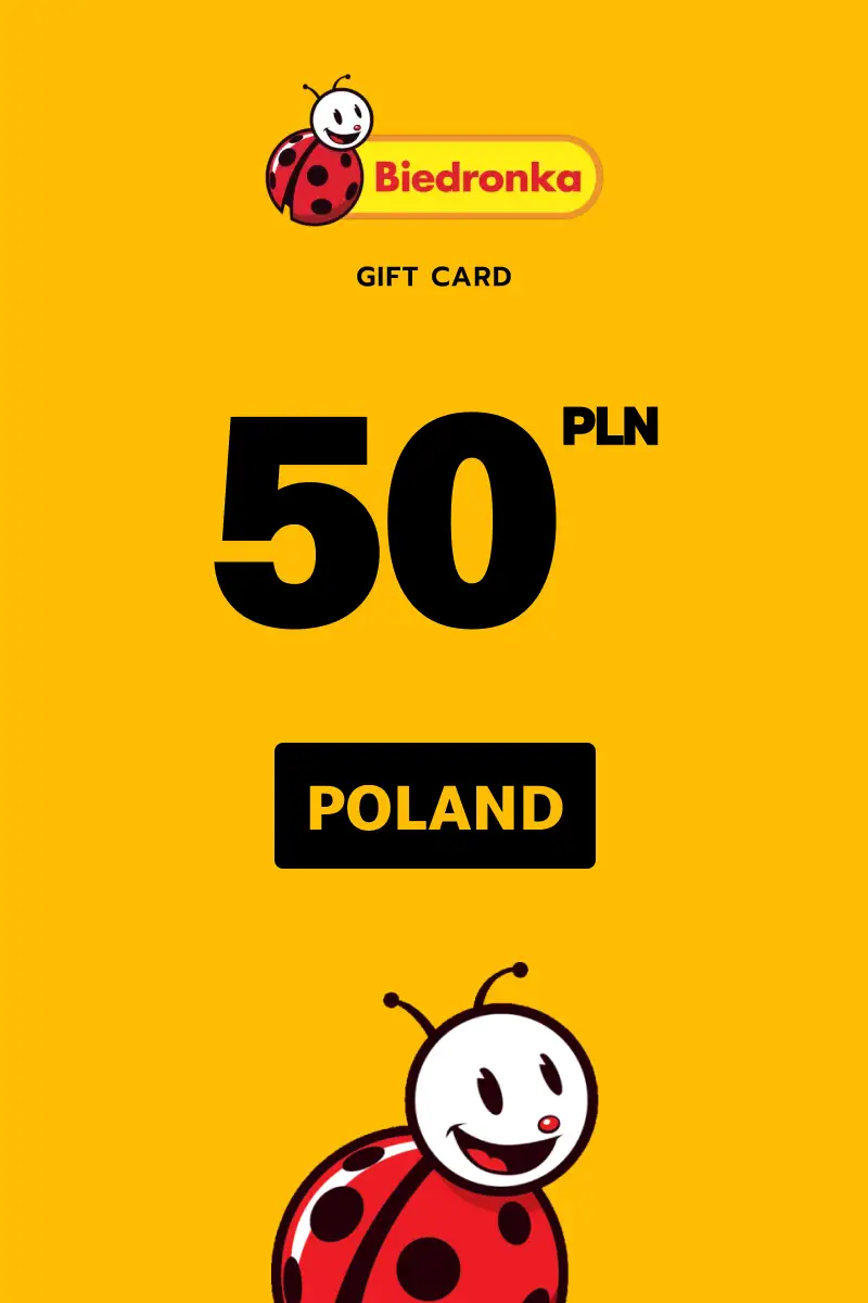 Biedronka 50 PLN Gift Card (Poland) - Digital Key