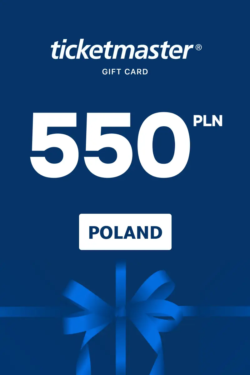 Ticketmaster 550 PLN Gift Card (Poland) - Digital Key