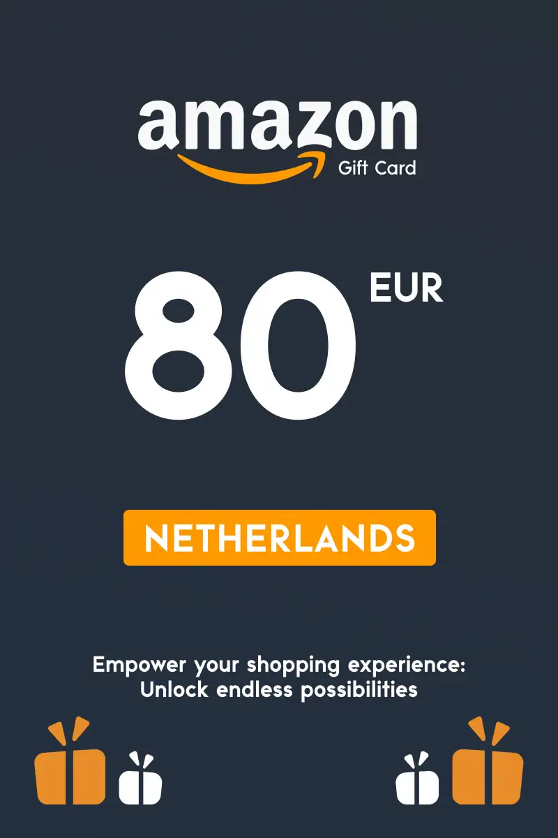 Amazon 80 EUR Gift Card (Netherlands) - Digital Key