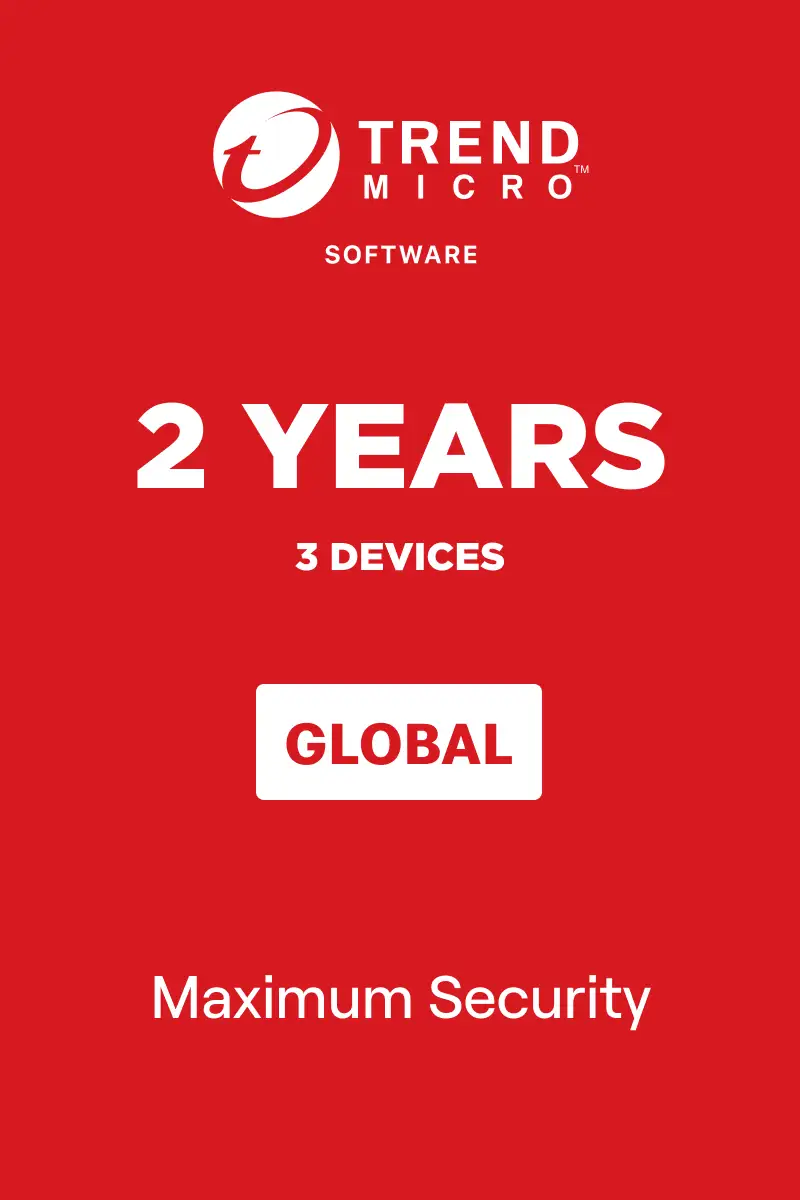 Trend Micro Maximum Security (Global) (PC / Mac / Android / iOS) 3 Devices 2 Years - Digital Key