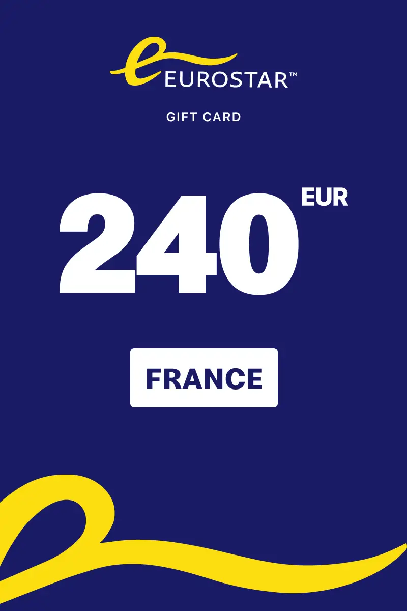 Eurostar 240 EUR Gift Card (France) - Digital Key