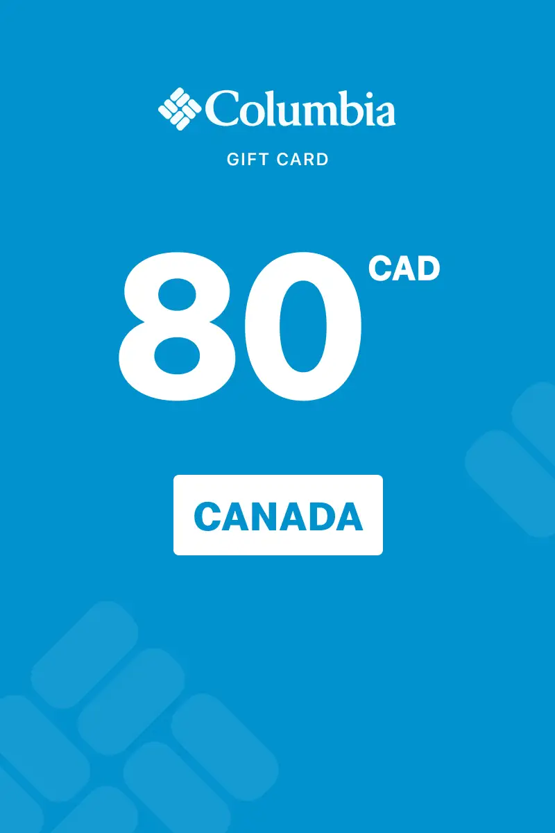 Columbia Sportswear 80 CAD Gift Card (Canada) - Digital Key