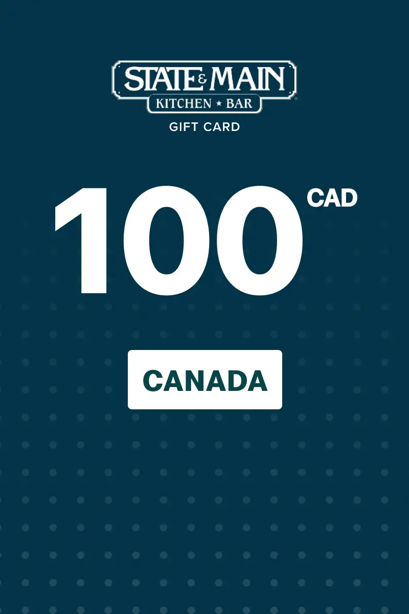 State and Main 100 CAD Gift Card (Canada) - Digital Key