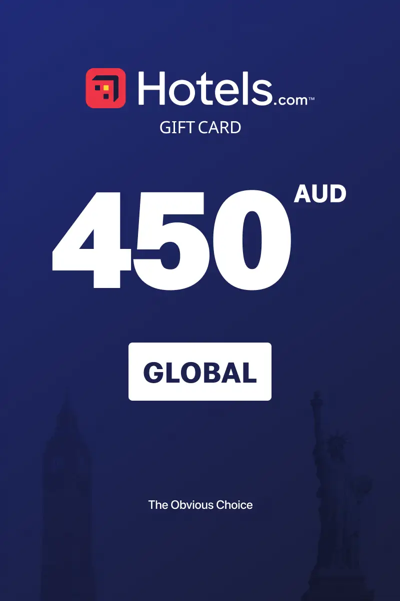 Hotels.com 450 AUD Gift Card (Global) - Digital Key