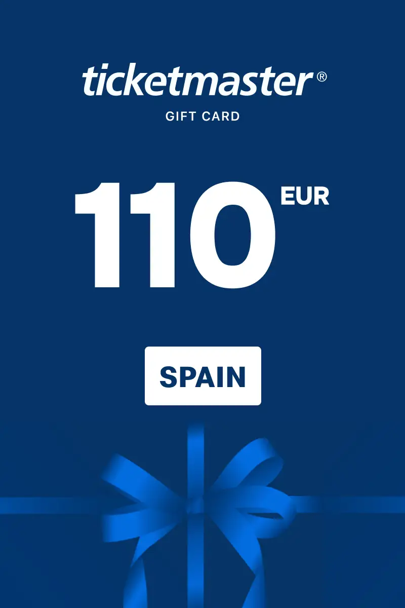 Ticketmaster 110 EUR Gift Card (Spain) - Digital Key