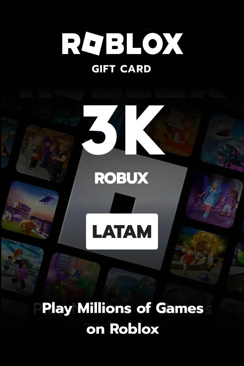 Roblox 3000 Robux (LATAM) - Digital Key
