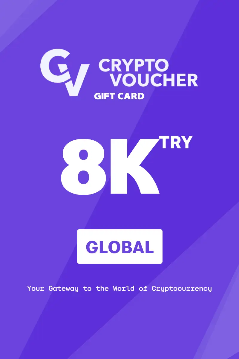 Crypto Voucher 8000 TRY Gift Card (Global) - Digital Key