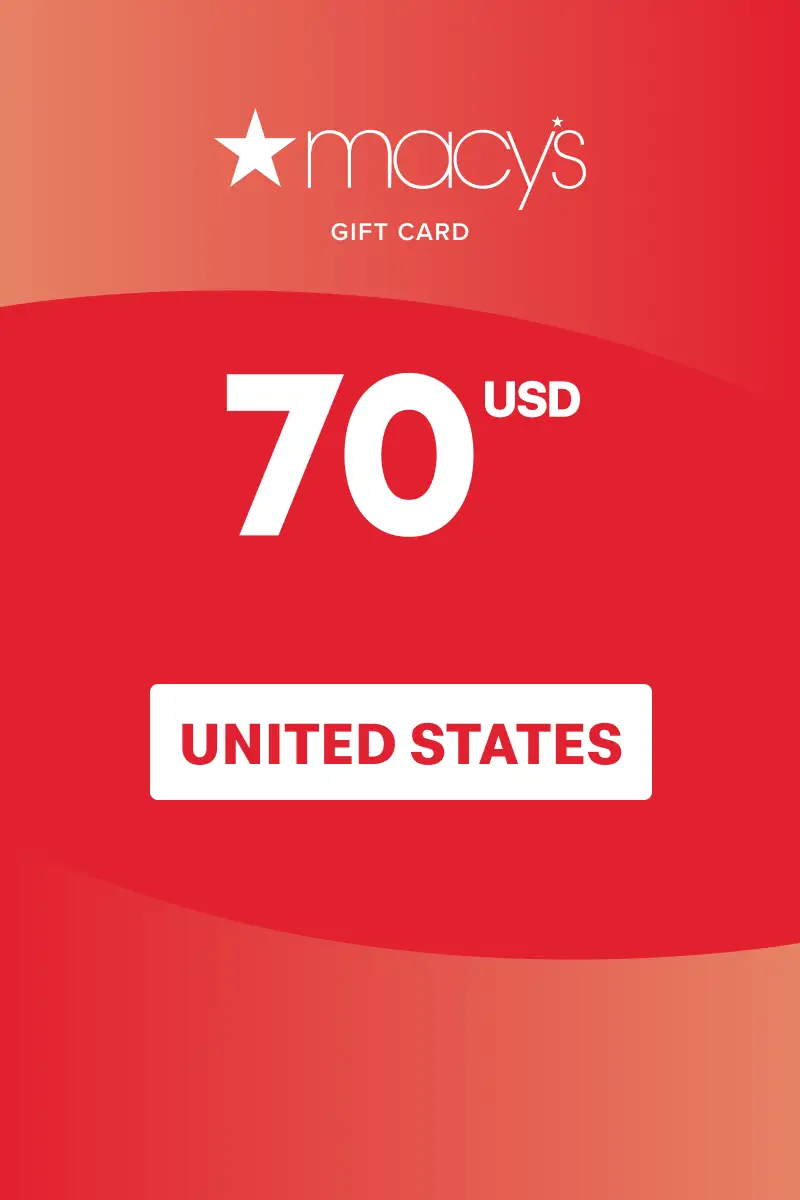 Macy's 70 USD Gift Card (United States) - Digital Key