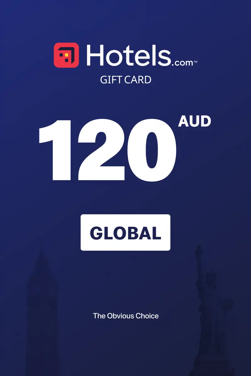 Hotels.com 120 AUD Gift Card (Global) - Digital Key