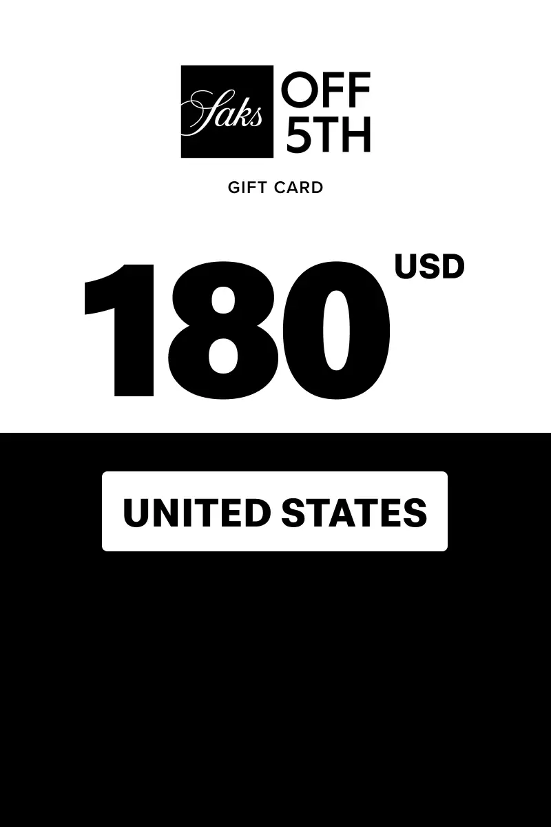 Saks OFF 5TH 180 USD Gift Card (United States) - Digital Key