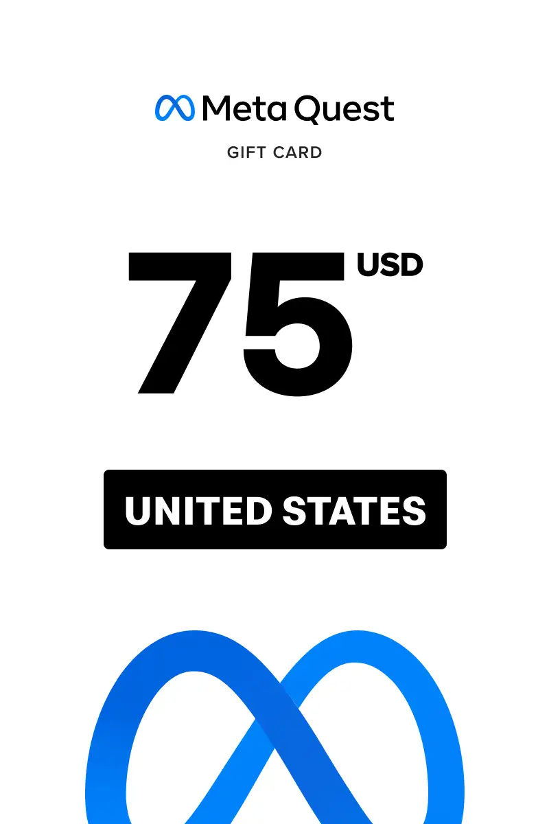 Meta Quest 75 USD Gift Card (United States) - Digital Key