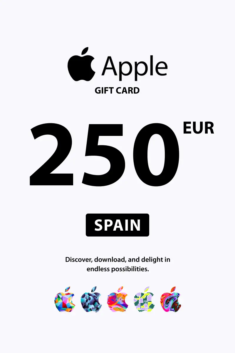 Apple 250 EUR Gift Card (Spain) - Digital Key