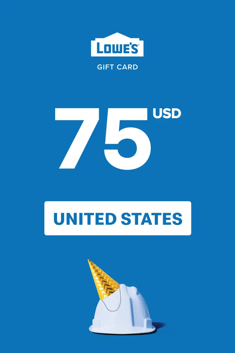 Lowe's 75 USD Gift Card (United States) - Digital Key
