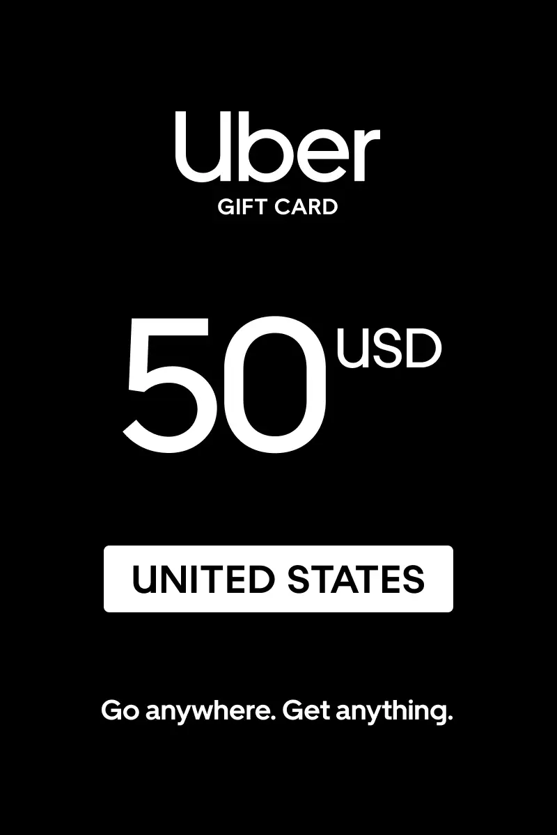 Uber 50 USD Gift Card (United States) - Digital Key