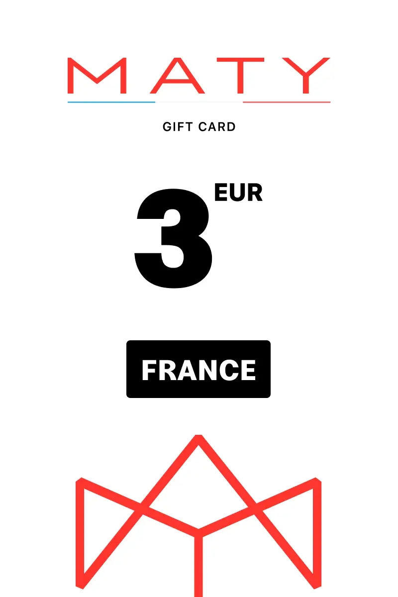 MATY 3 EUR Gift Card (France) - Digital Key
