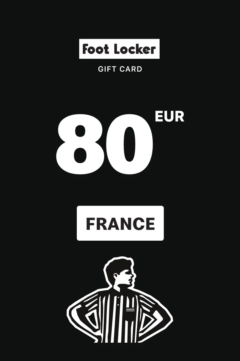 Foot Locker 80 EUR Gift Card (France) - Digital Key