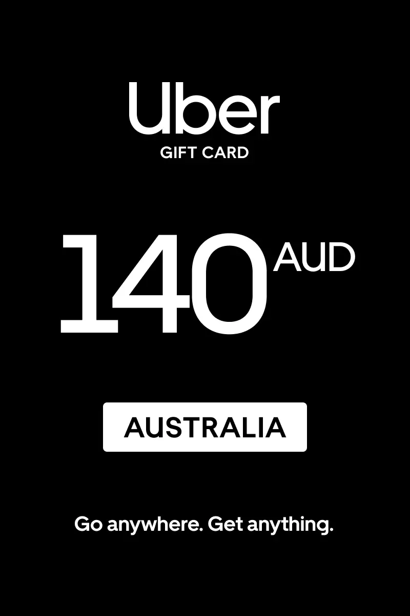 Uber 140 AUD Gift Card (Australia) - Digital Key
