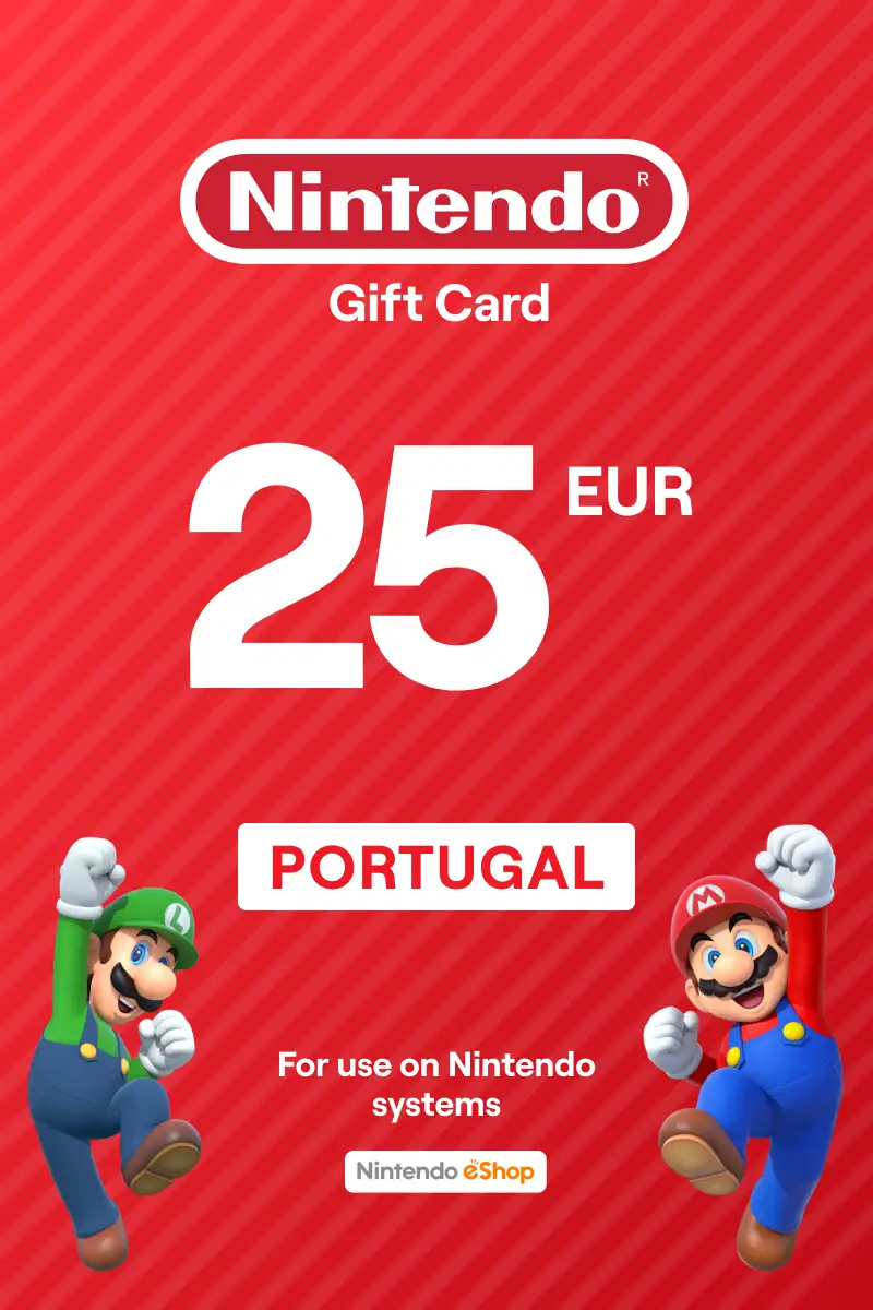 Nintendo eShop 25 EUR Gift Card (Portugal) - Digital Key