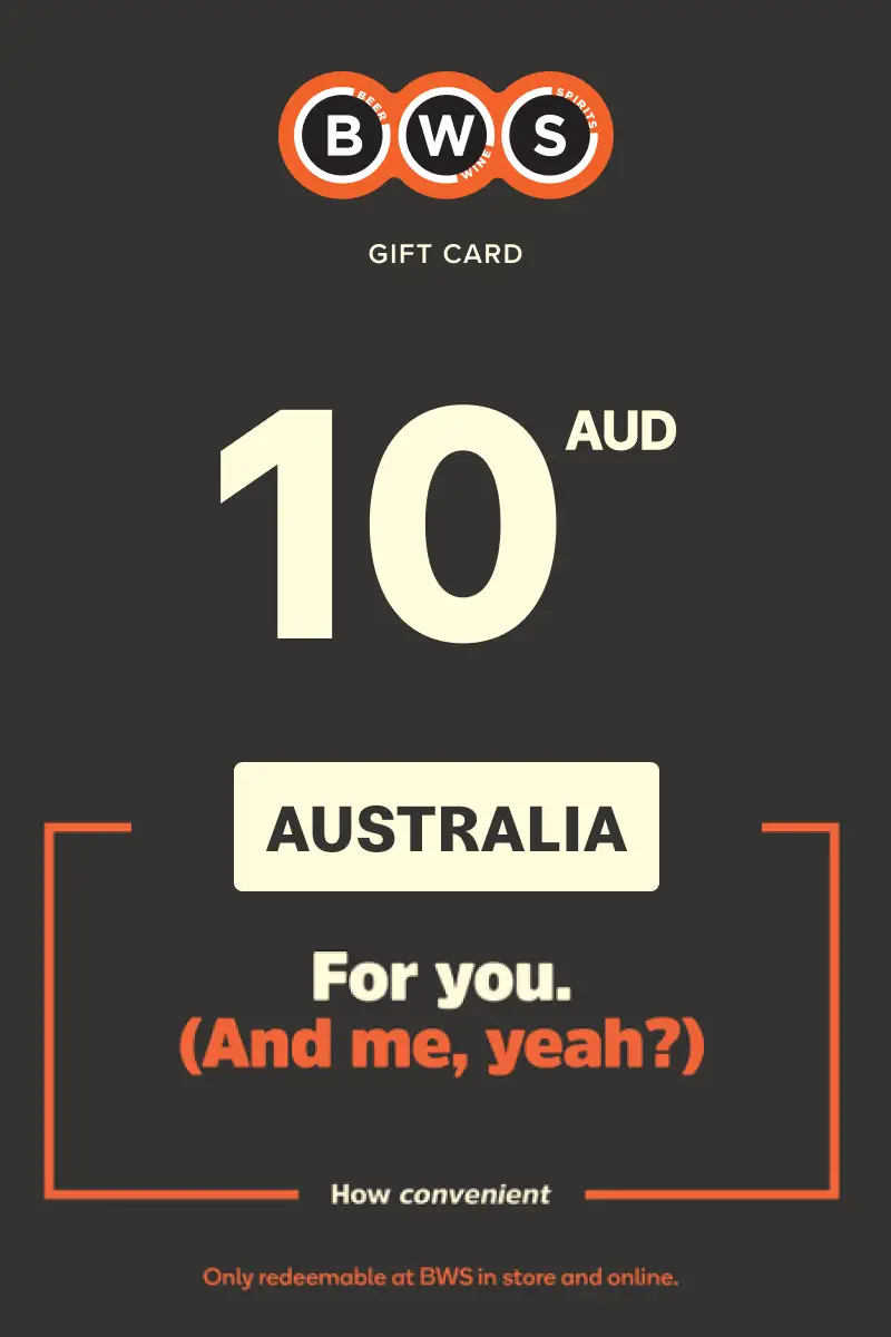 BWS 10 AUD Gift Card (Australia) - Digital Key
