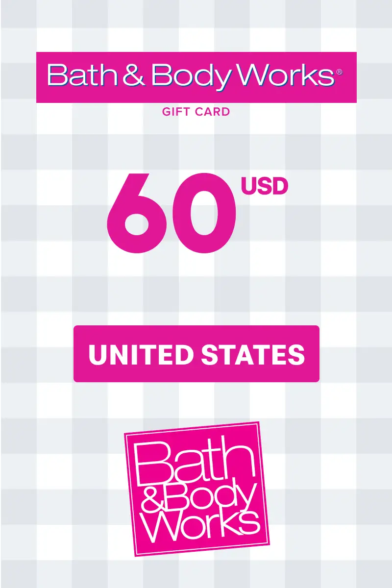 Bath and Body Works 60 USD Gift Card (United States) - Digital Key