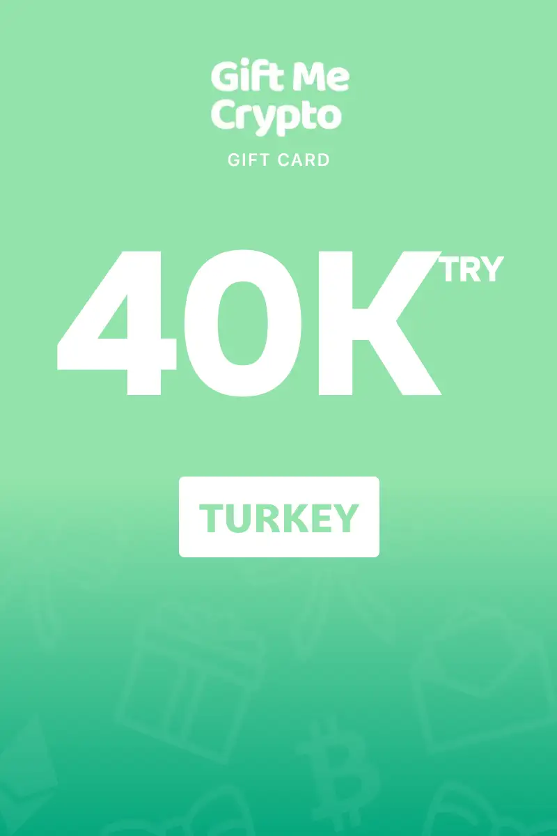 Gift Me Crypto 40000 TRY Gift Card (Turkey) - Digital Key