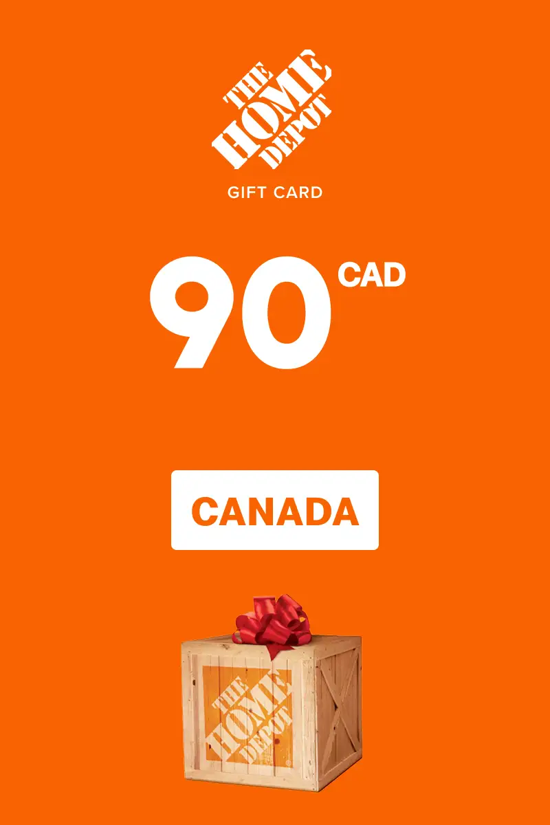 Home Depot 90 CAD Gift Card (Canada) - Digital Key