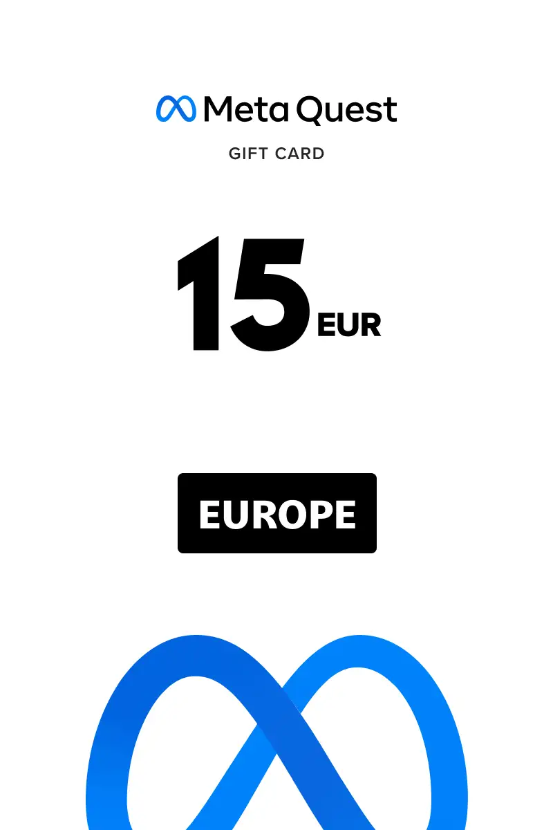 Meta Quest 15 EUR Gift Card (Europe) - Digital Key