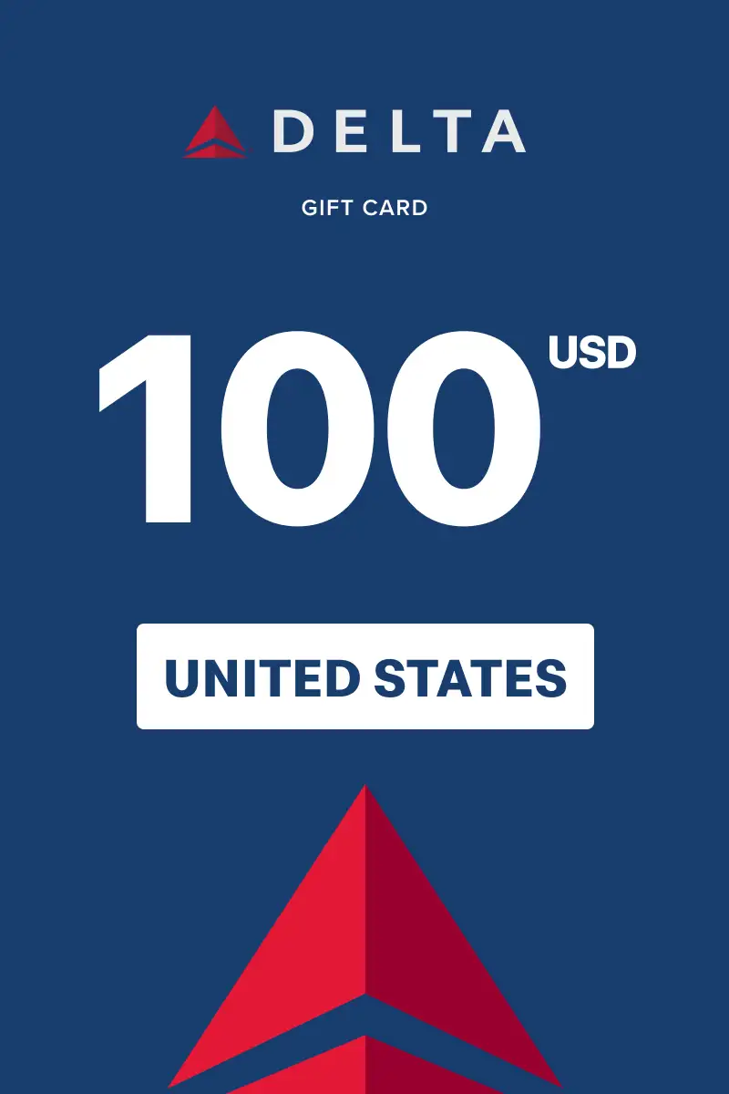 Delta Air Lines 100 USD Gift Card (United States) - Digital Key