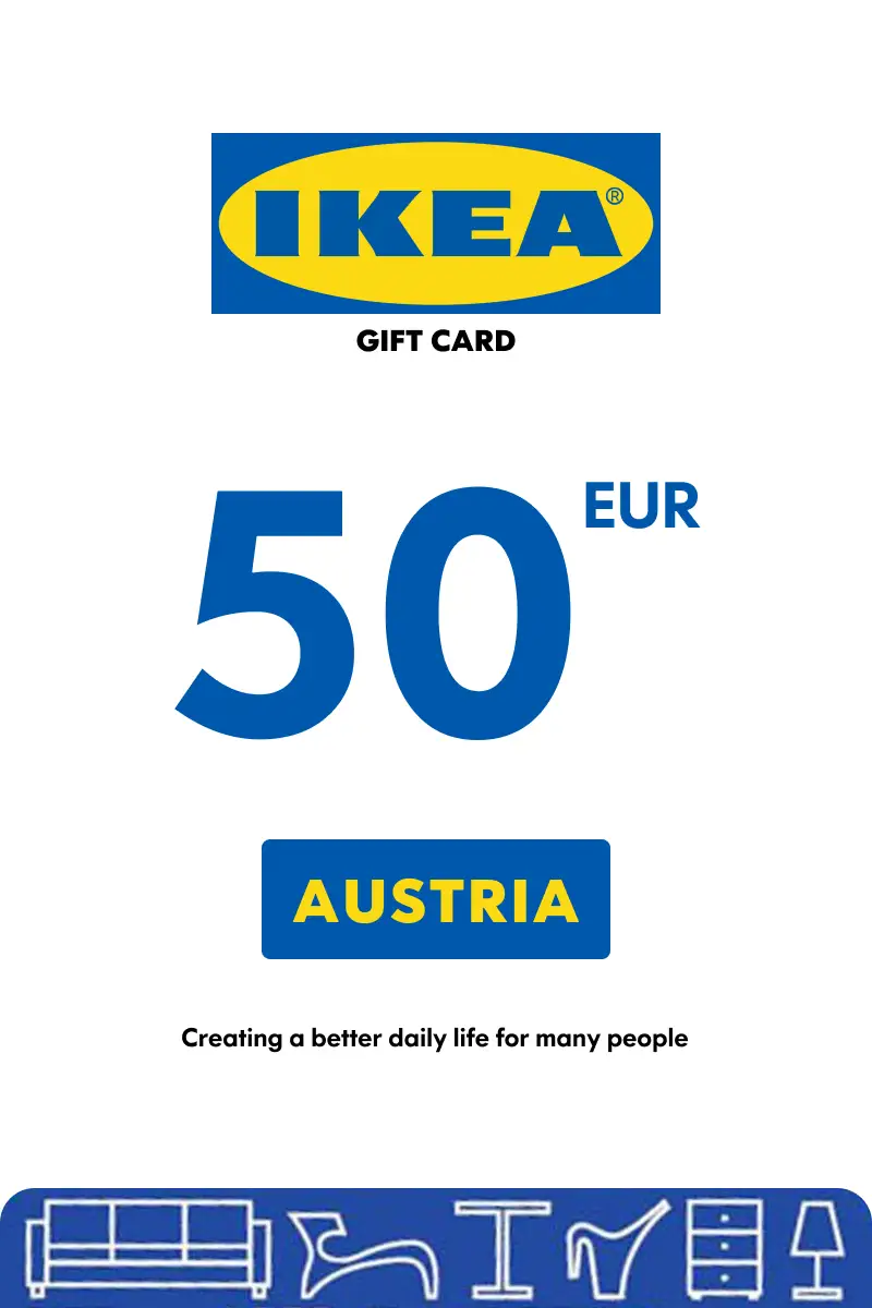 IKEA 50 EUR Gift Card (Austria) - Digital Key
