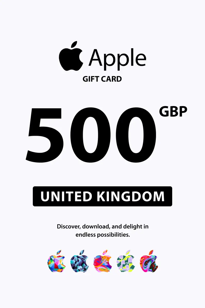 Apple 500 GBP Gift Card (United Kingdom) - Digital Key