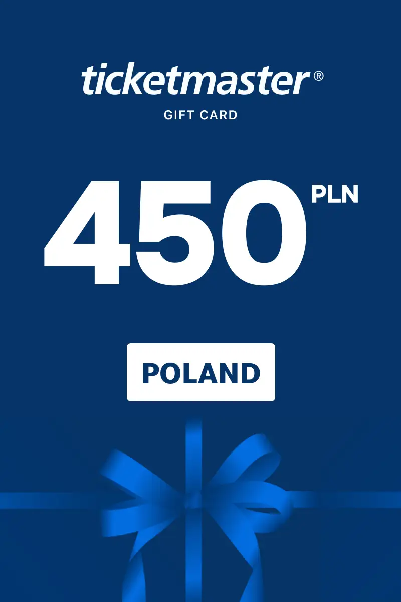 Ticketmaster 450 PLN Gift Card (Poland) - Digital Key