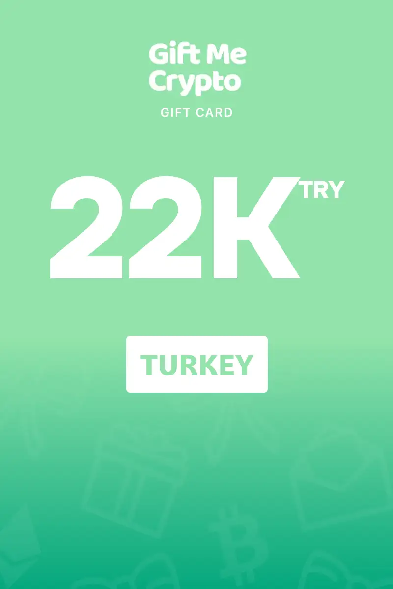 Gift Me Crypto 22000 TRY Gift Card (Turkey) - Digital Key