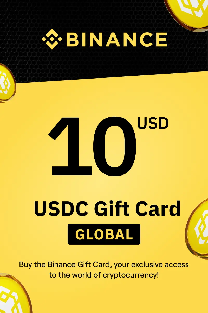 Binance (USDC) 10 USD Gift Card (Global) - Digital Key