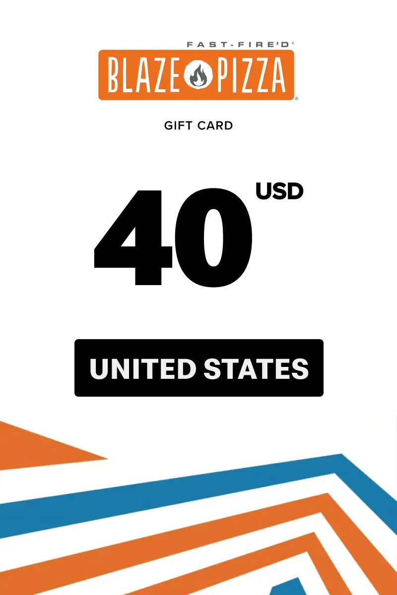 Blaze Pizza 40 USD Gift Card (United States) - Digital Key