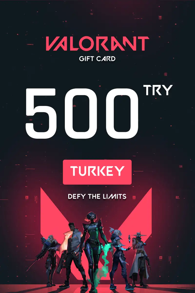 Valorant 500 TRY Gift Card (Turkey) - Digital Key