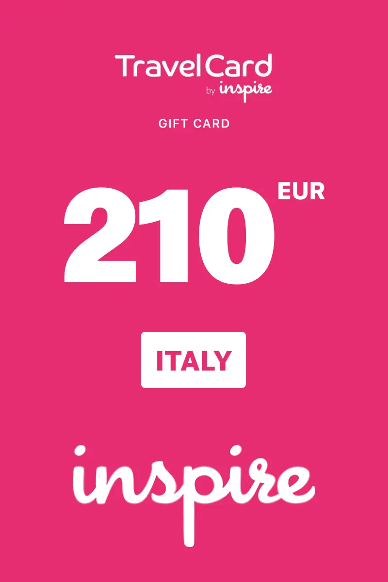 TravelCard by Inspire 210 EUR Gift Card (Italy) - Digital Key