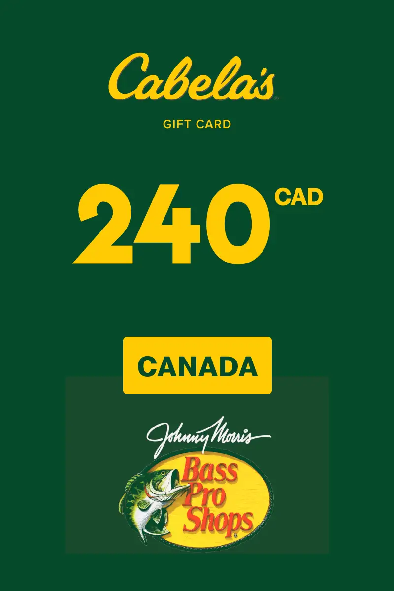 Cabela's 240 CAD Gift Card (Canada) - Digital Key