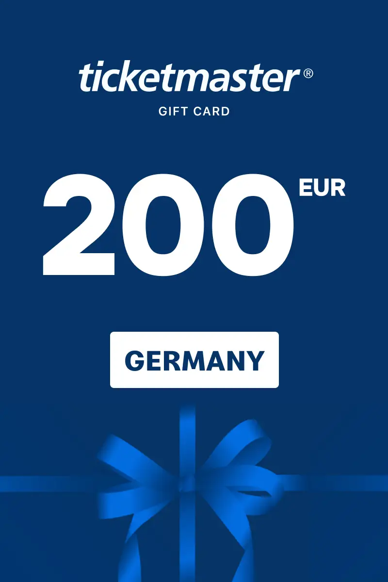 Ticketmaster 200 EUR Gift Card (Germany) - Digital Key