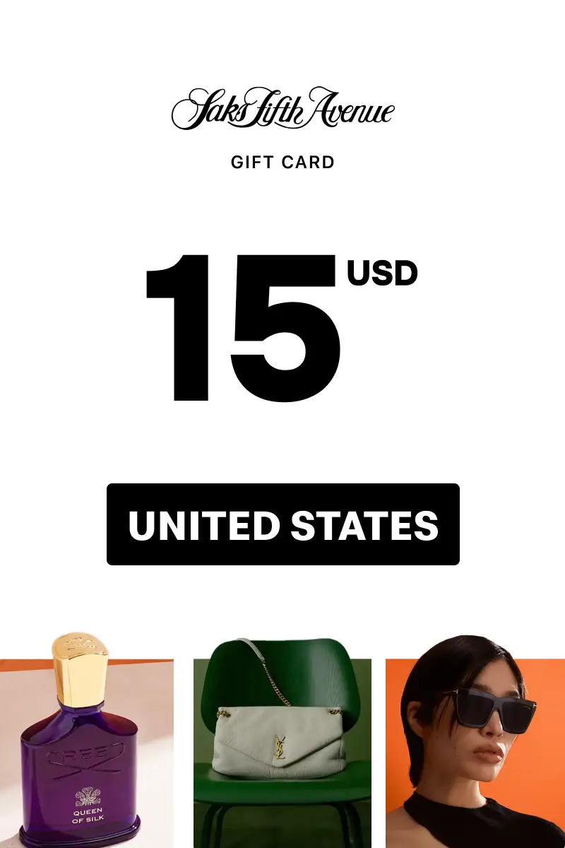 Saks Fifth Avenue 15 USD Gift Card (United States) - Digital Key