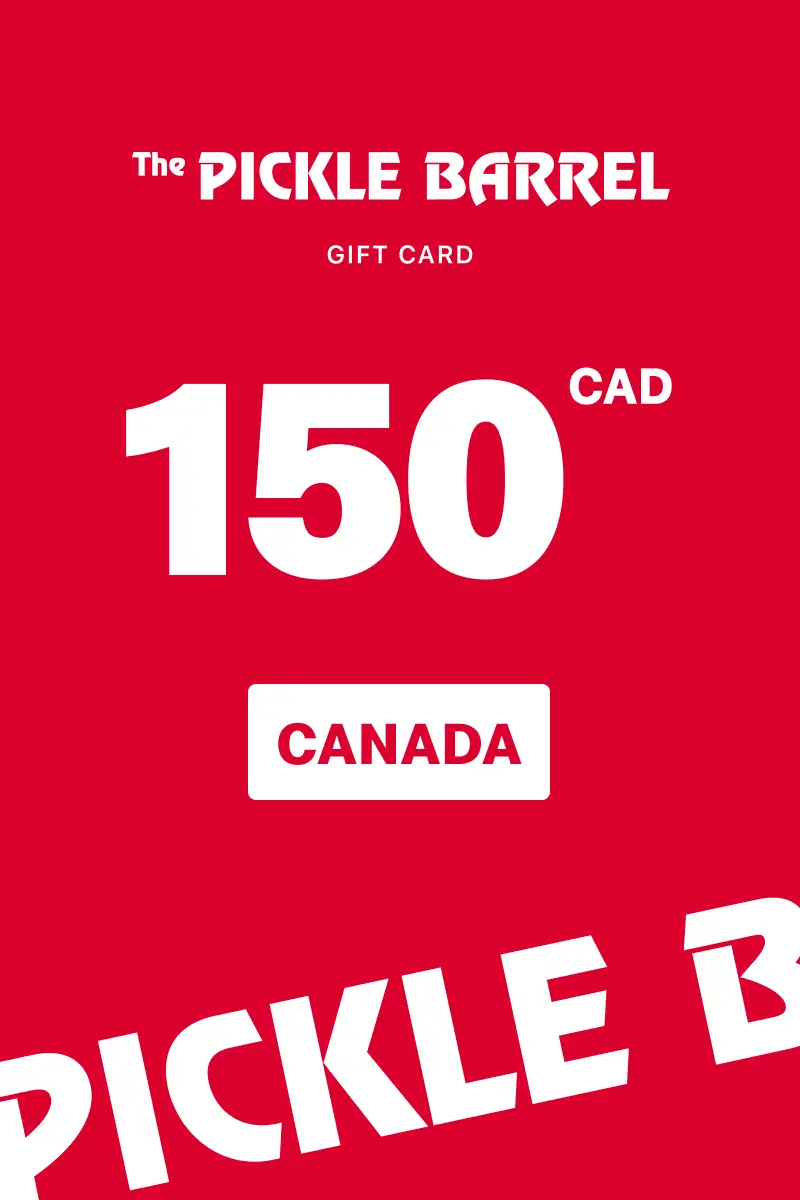 The Pickle Barrel 150 CAD Gift Card (Canada) - Digital Key