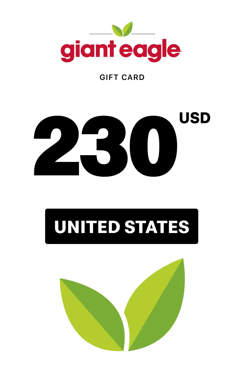 Giant Eagle 230 USD Gift Card (United States) - Digital Key