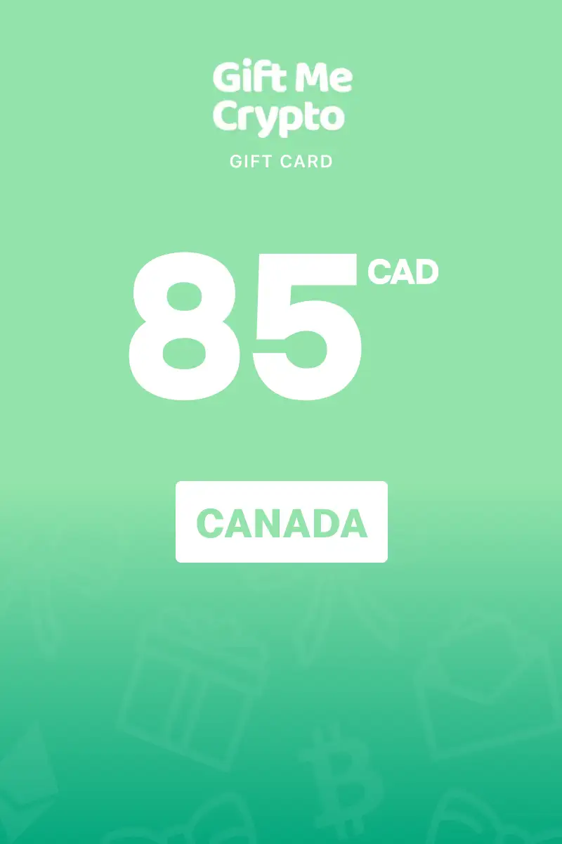 Gift Me Crypto 85 CAD Gift Card (Canada) - Digital Key