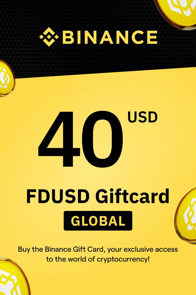 Binance (FDUSD) 40 USD Gift Card (Global) - Digital Key