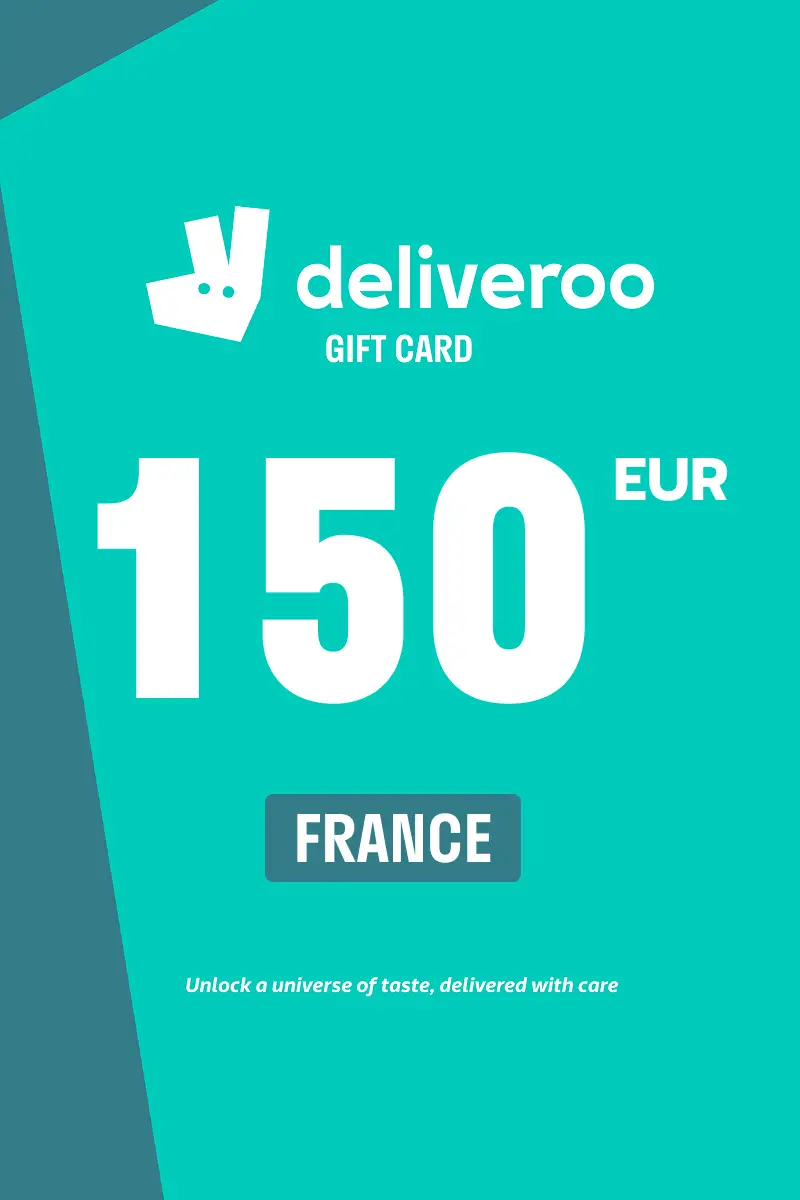 Deliveroo 150 EUR Gift Card (France) - Digital Key