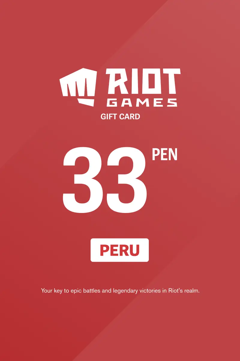 Riot Access 33 PEN Gift Card (Peru) - Digital Key
