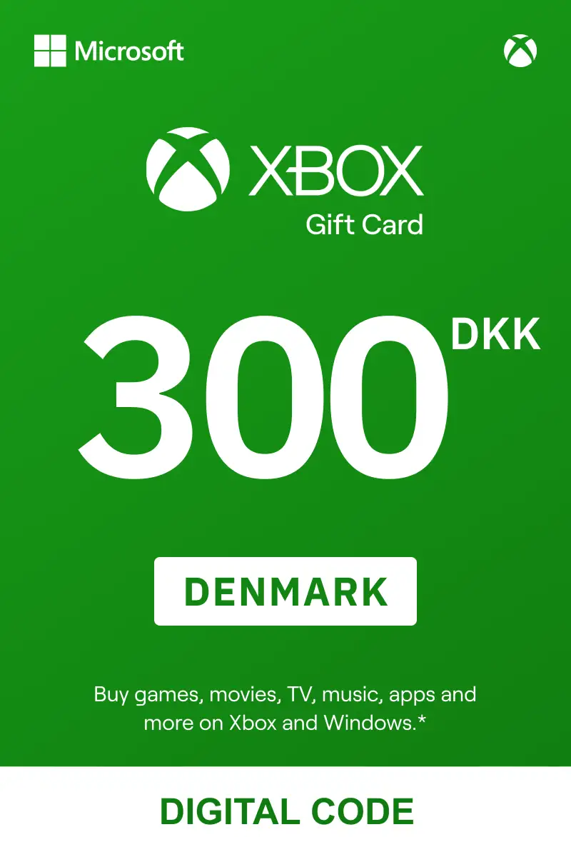 Xbox 300 DKK Gift Card (Denmark) - Digital Key