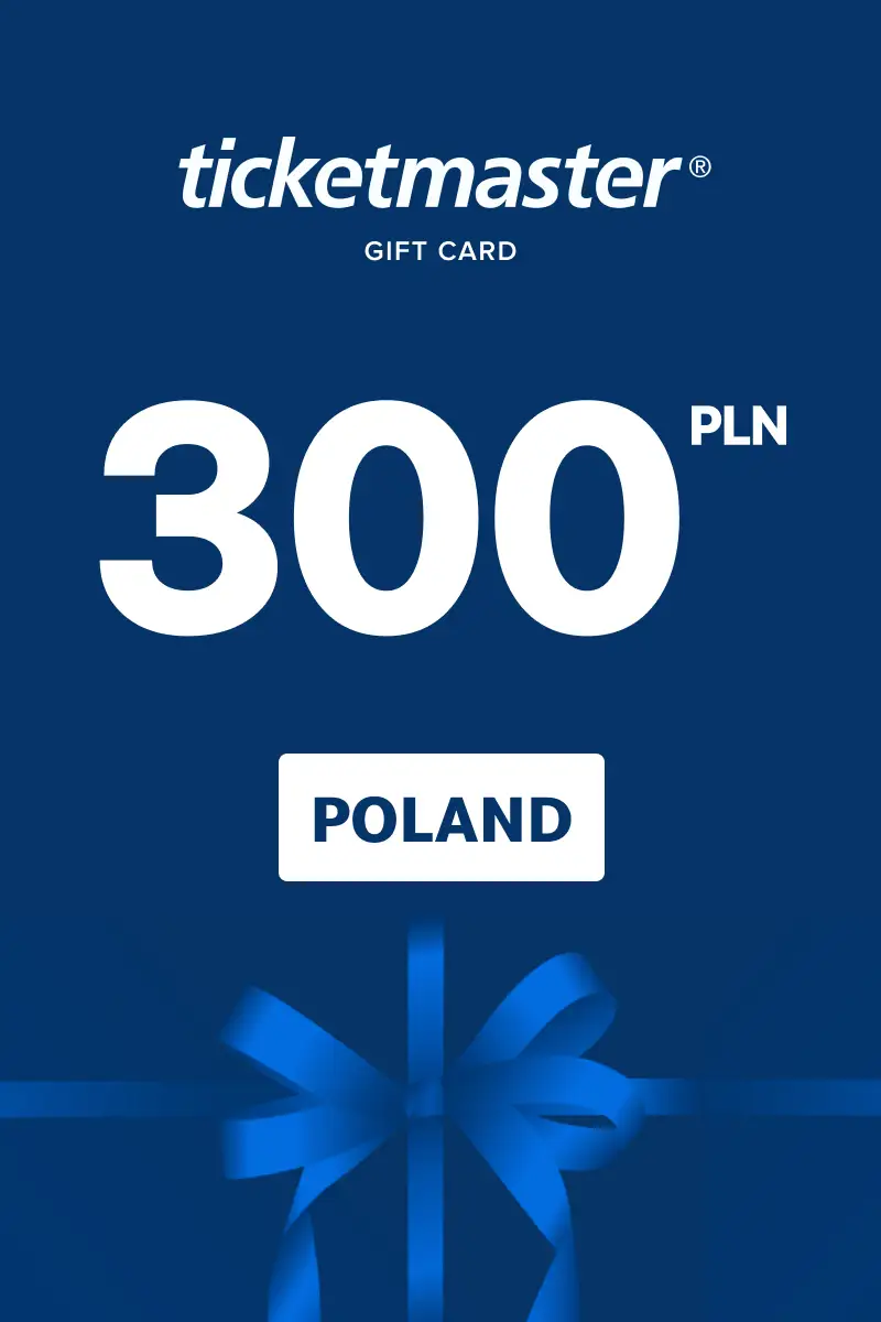 Ticketmaster 300 PLN Gift Card (Poland) - Digital Key